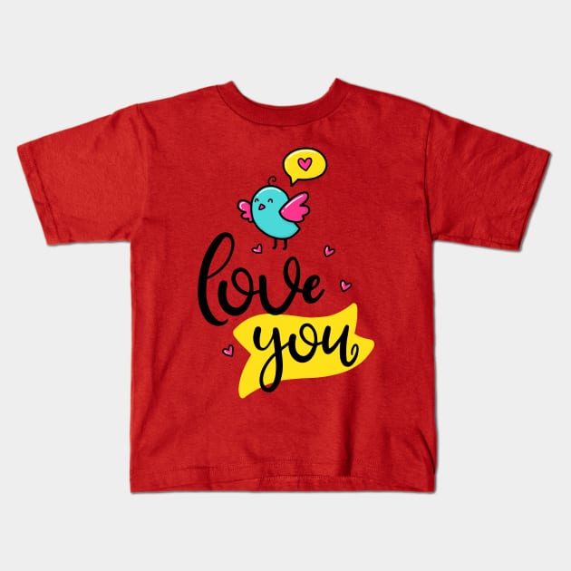 Love you Kids T-Shirt by ByVili